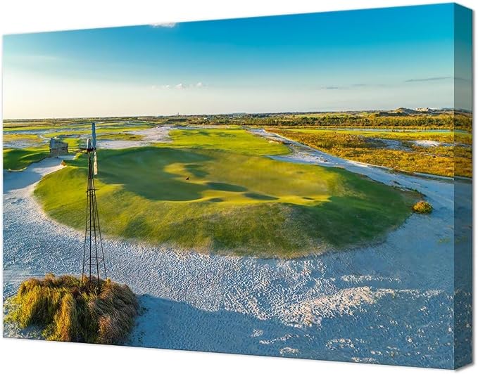 Streamsong Black Golf Course 9th Hole Wall Art by chenchenArt