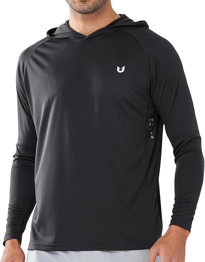 NORTHYARD Men's UPF 50+ Hoodie Shirts Long Sleeve Sun Protection Fishing Swim by NORTHYARD
