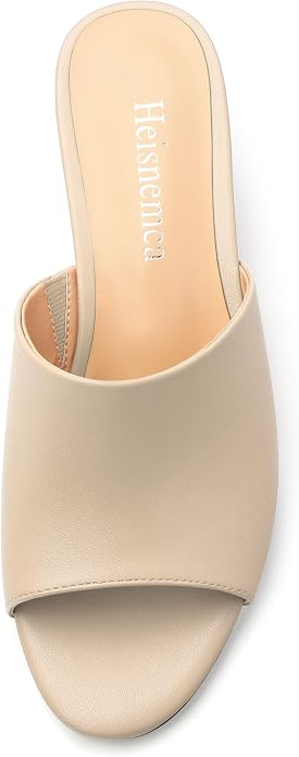 Wedge Sandals for Women Open Toe Wedge Heels Womens Matte High Heel Sandal - Image 3