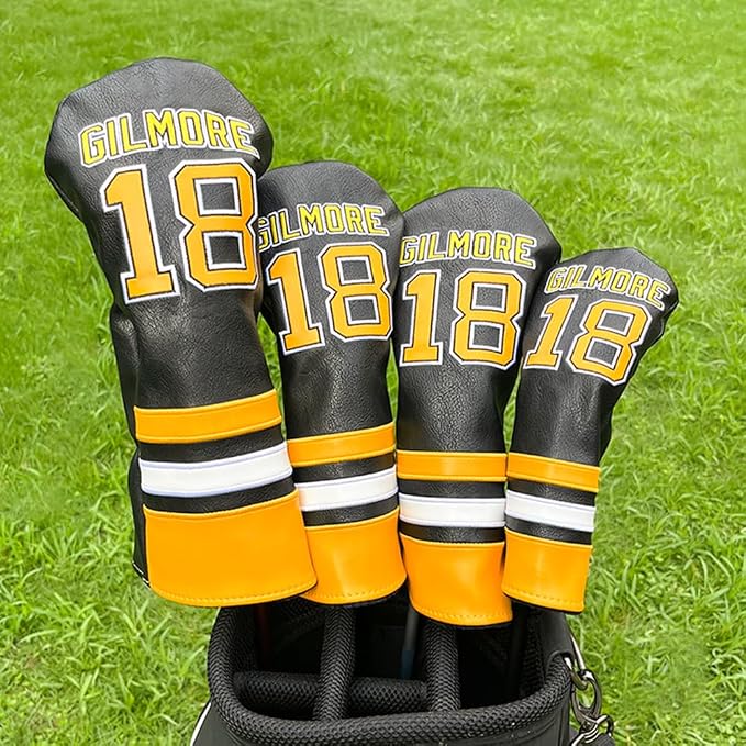Golf Headcovers Golf Club Headcovers Sports Style Number 18 Premium Leather - Image 2