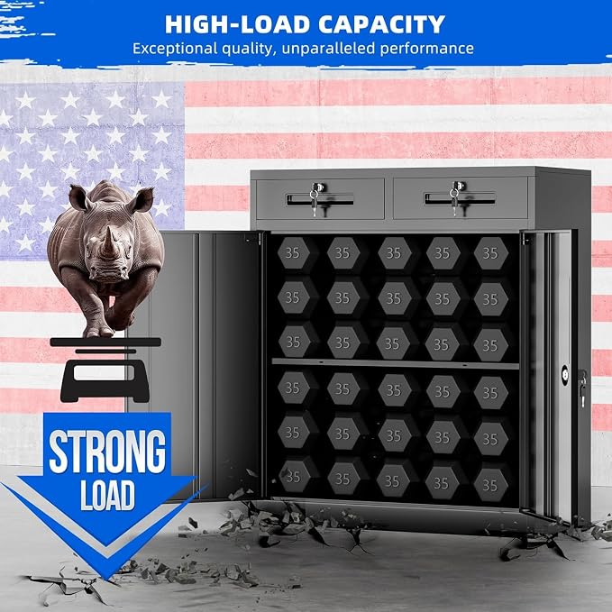 INTERGREAT Metal Garage Storage Cabinets - Image 8