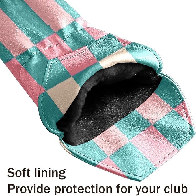 Golf Club Head Covers for Driver Hybrid and Fairway Woods, Waterproof Leather - Image 7