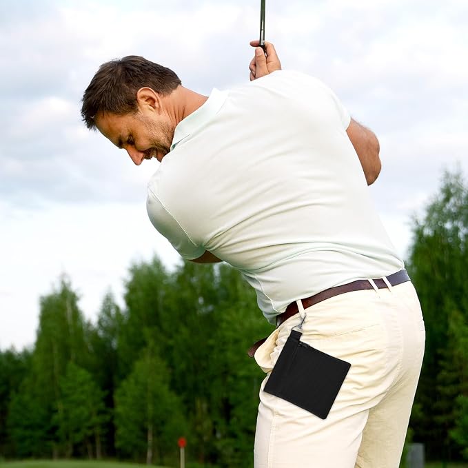 Golf Tee Bags, Bag Accessories for Men Women, Small Zipper Pouch for Valuables - Image 4