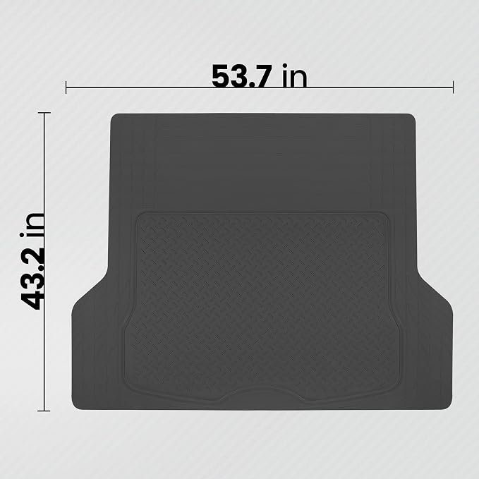 BDK Heavy Duty Rubber Cargo Mat Liner - Image 7