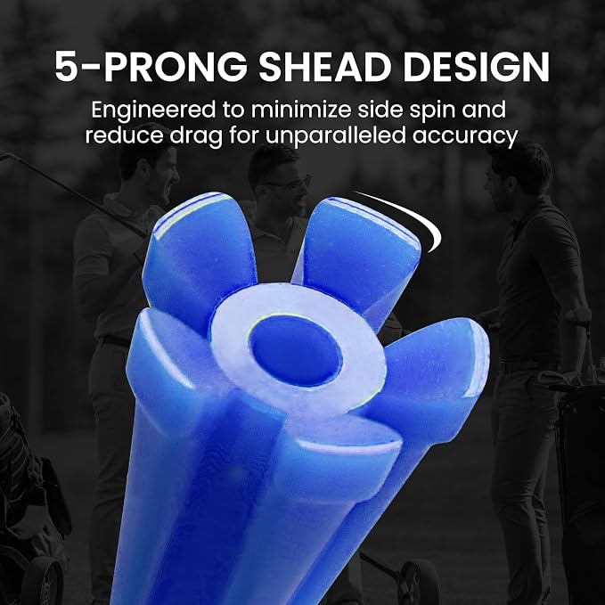 FINGER TEN Golf Tees Plastic Unbreakable Easy to Find Bulk Value 500 Count - Image 4