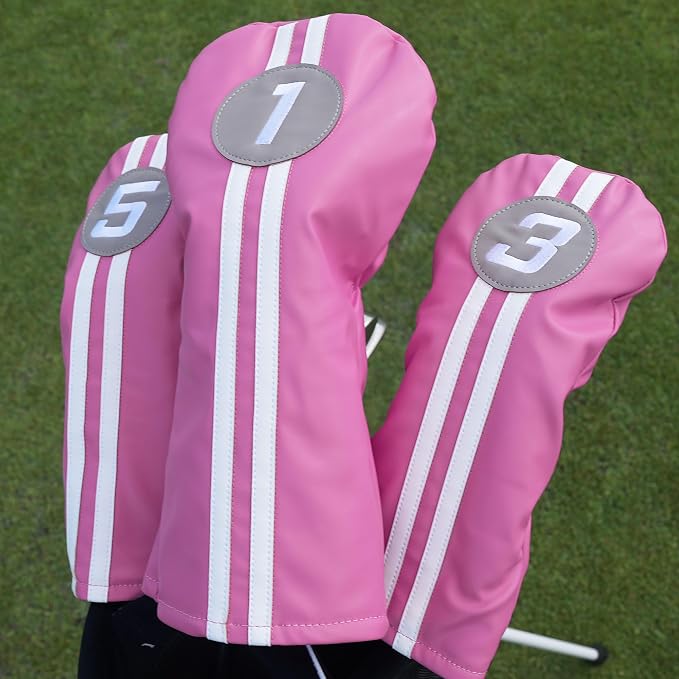 Single Headcover, Easy Slip-On Easy-Off Golf Club Head Cover, Fleece Lined - Image 8