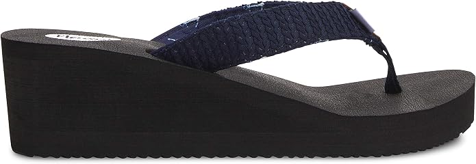 Floopi High Heel Wedge Sandals for Women-Comfort Yoga Mat Footbed for Support - Image 4