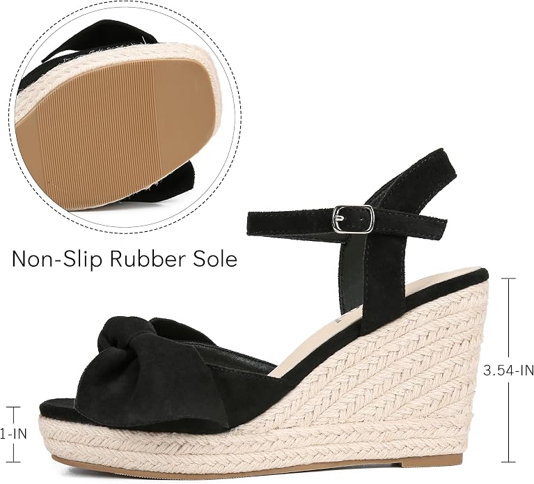 girgod Espadrilles Wedge Sandals - Image 2