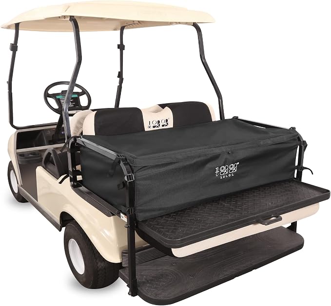 10L0L 4-Passenger Golf Cart Storage Bag, 800D PVC Dustproof Rear Bench Bag - Image 9