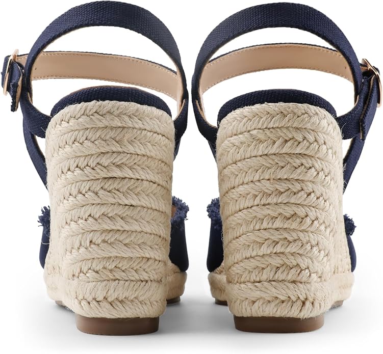 JOY IN LOVE Platform Wedge Sandals - Image 3