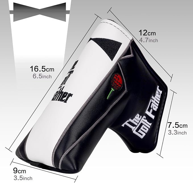 The Golf Father Golf Club Covers, Driver Fairway Hybrid Headcover, Funny Putter - Image 2