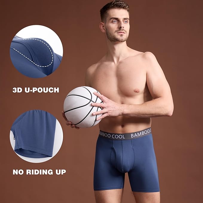 BAMBOO COOL Men's Ultra ComfortSoft Underwear, Moisture Wicking & Breathable No - Image 3