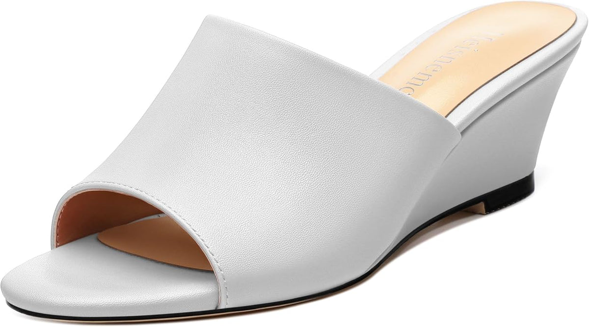 Wedge Sandals for Women Open Toe Wedge Heels Womens Matte High Heel Sandal by Heisnemca