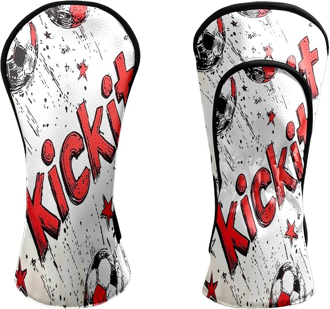 Premium Leather Golf Club Headcovers, - Image 7