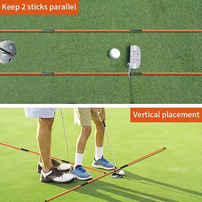 CAITON Golf Alignment Sticks 2 Sets - Image 4