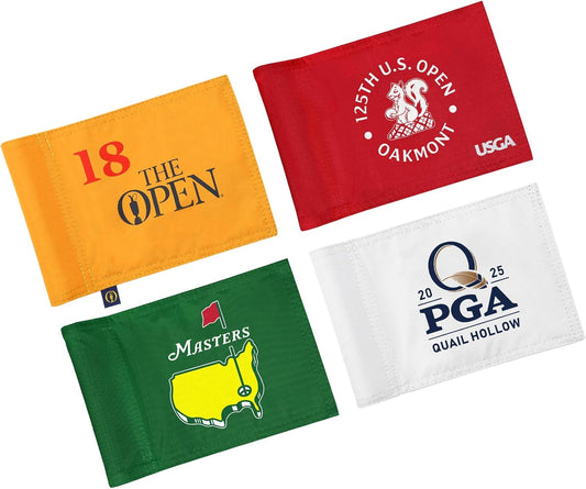 2025 Themed Mini Golf Flag, 8x6 Inch, Double-Sided Silk-Printed, Durable 420D Nylon, Ideal for Backyard Practice Putting Green