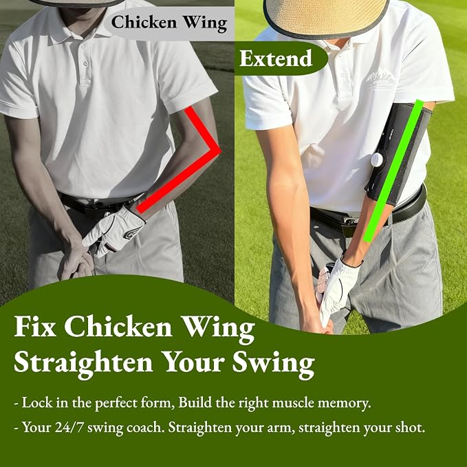 Golf Training Aids Swing Trainer & Elbow Brace - Image 2