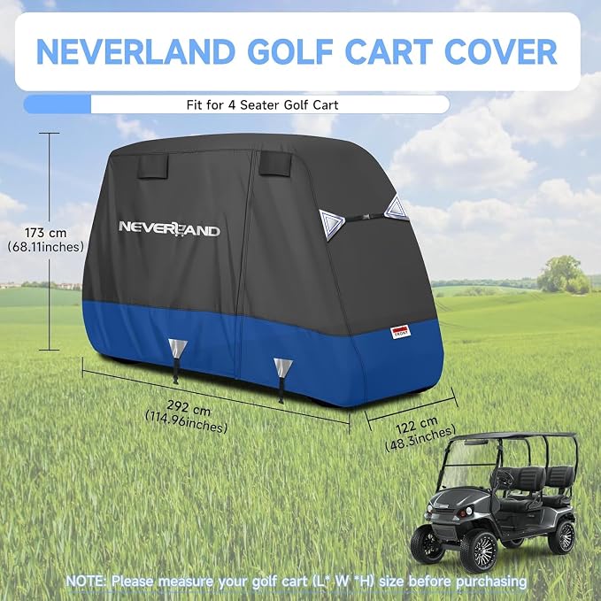NEVERLAND Golf Cart Cover 4 Passenger - Image 5