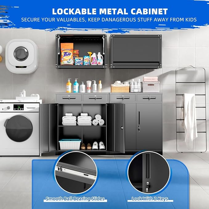 INTERGREAT Metal Garage Storage Cabinets - Image 5