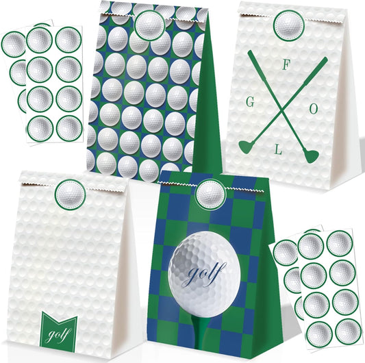 24pcs Golf Themed Party Decorations - Golf Gift Bags with Goodies for Kids' Birthday Parties