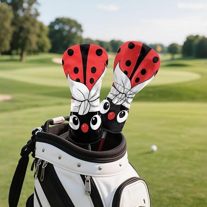 Golf Club Head Covers for Club Protective, Waterproof PU Leather Driver Fairway - Image 5