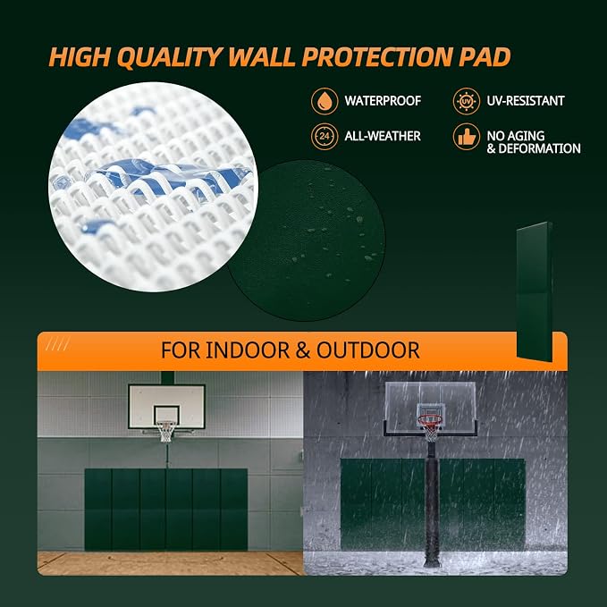PROGOAL Gym Wall Paddings Basketball Court Wall Protection Pad - Image 4