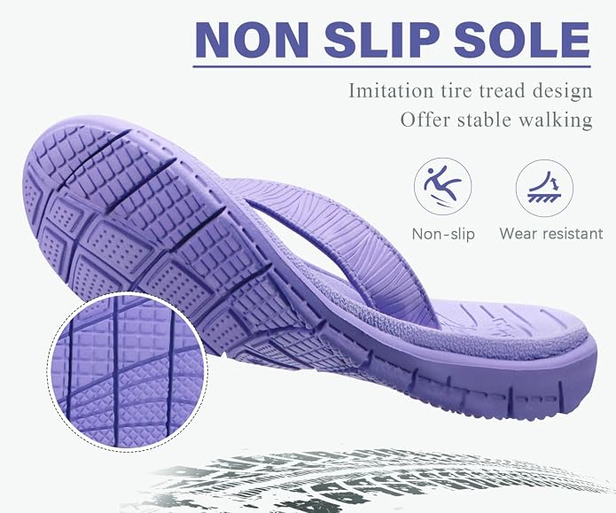 KuaiLu Comfortable Flip Flops for Women - Image 7