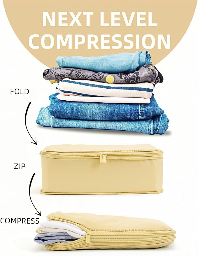 6 Set Compression Packing Cubes - Image 2