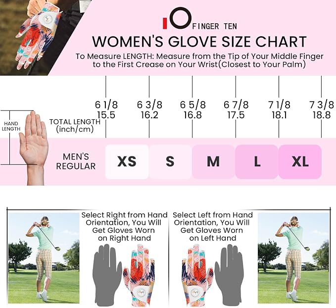 FINGER TEN Stylish Golf Gloves Women - Image 5