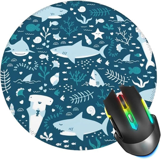 Cute Shark Mouse Pad, Fish Mouse Pads by ZUIDSYI