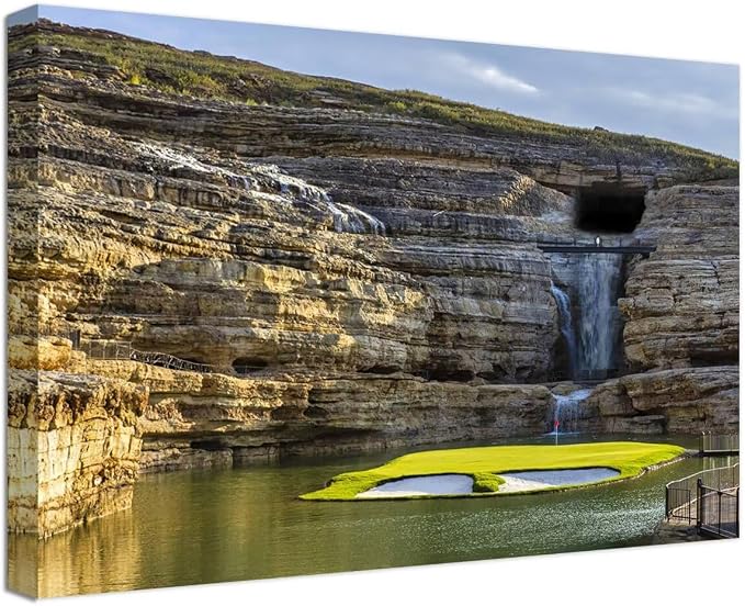chenchenArt Payne's Valley Golf Course 19th Hole Wall Art by chenchenArt