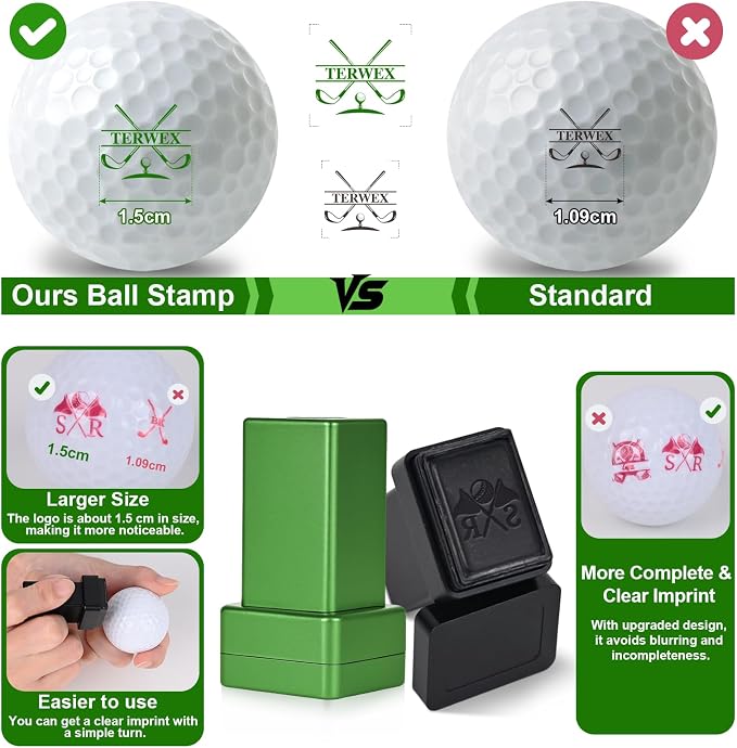 Custom Golf Ball Stamp | Self-Inking Golf Stamp - Image 2