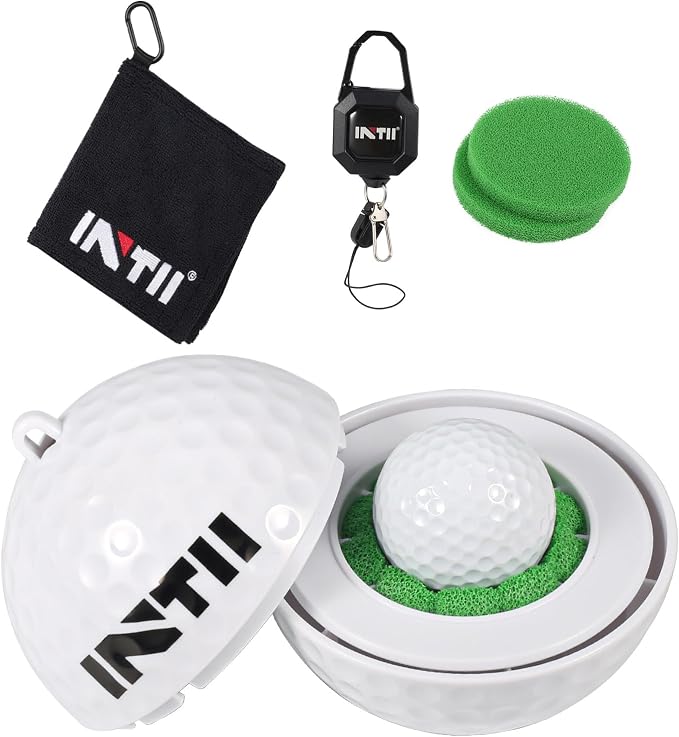 Portable Golf Ball Cleaner More Lightweight, Home Golf Ball Washer by INTII