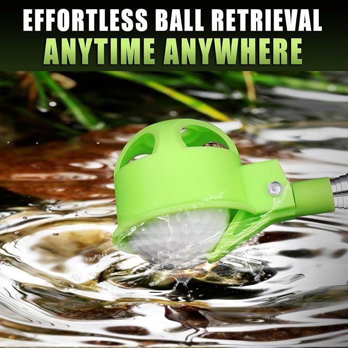 Golf Ball Retriever for Water，9Ft/12Ft/14.5Ft/16.3Ft Telescopic Stainless Steel - Image 7