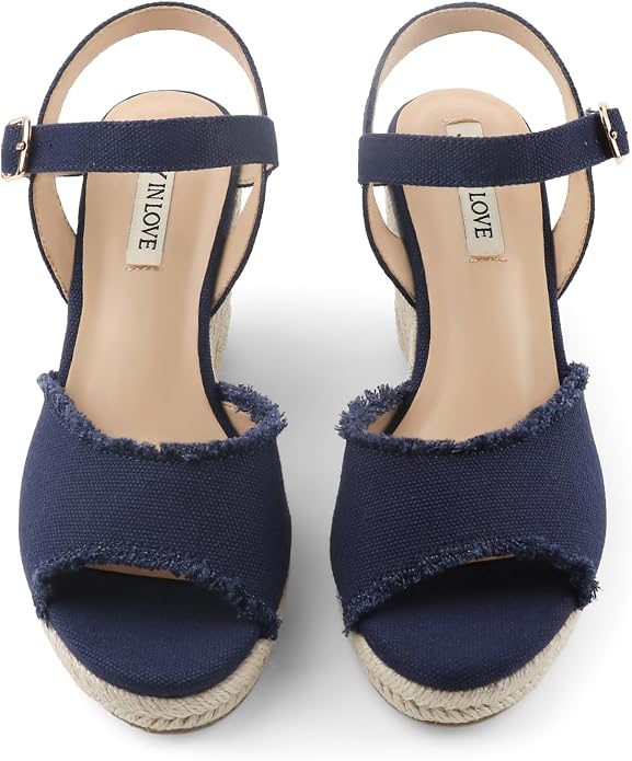 JOY IN LOVE Platform Wedge Sandals - Image 2