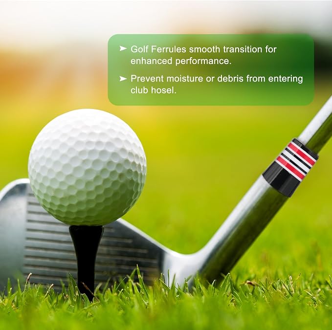 PATIKIL Golf Ferrules Tapered Golf Club Ferrules Multi-Ring Iron Ferrule Rings - Image 6