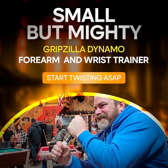 GRIPZILLA Dynamo Forearm Strengthener and Wrist, Comfortable Grip and a Durable - Image 6
