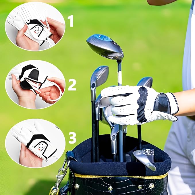 6 Pcs Golf Glove Holder with 6 Metal Hanging Hooks – Golf Glove Stretcher - Image 7