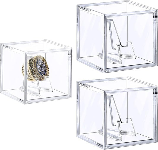 Championship Ring Display Case, Acrylic Display Box and Holder by foboullLife