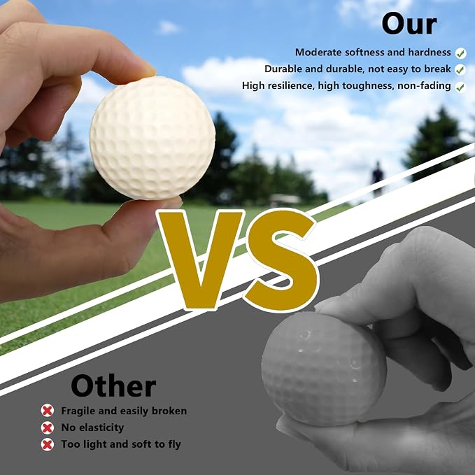 Foam Golf Practice Balls 16 or 54 Pack Soft Limited Flight Golf Balls - Image 3