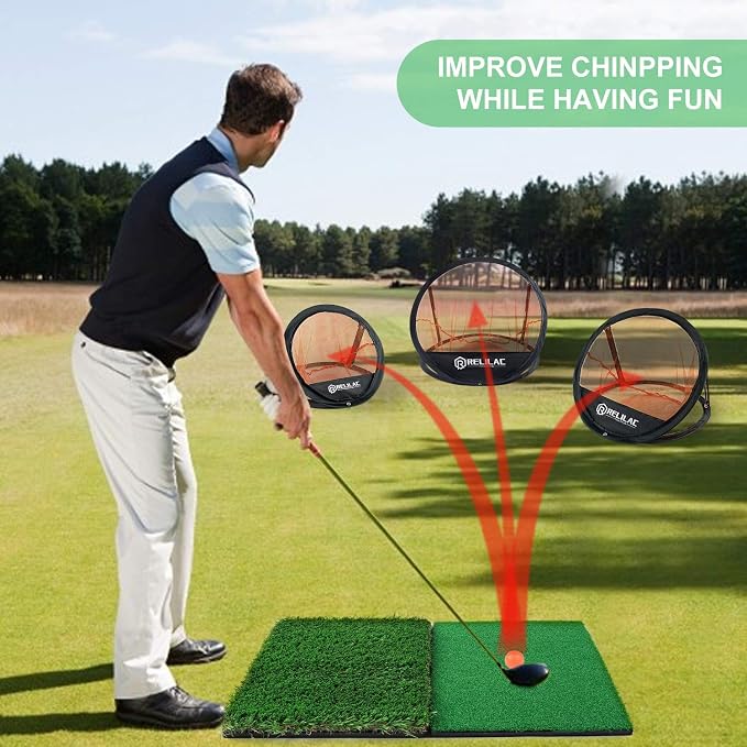 Pop Up Golf Chipping Practice Net Set - Image 2
