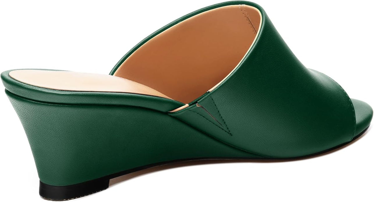 Wedge Sandals for Women Open Toe Wedge Heels Womens Matte High Heel Sandal - Image 5