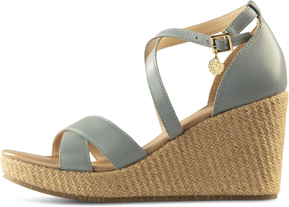 JATAREA Leather Wedge Sandals for Women | Women's Sandals Perfect for Summer - Image 2