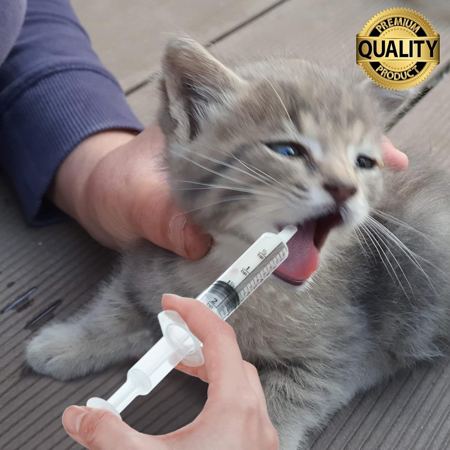 10 Pack Plastic Syringe Liquid Measuring Syringes Without Needle for Epoxy Resin, Craft, Scientific Labs, Feeding Pets Animals, Oil or Glue Applicator (10 ML)