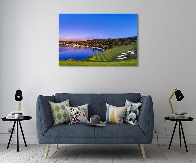 Pebble Beach Golf Course Wall Art Picture - Image 2