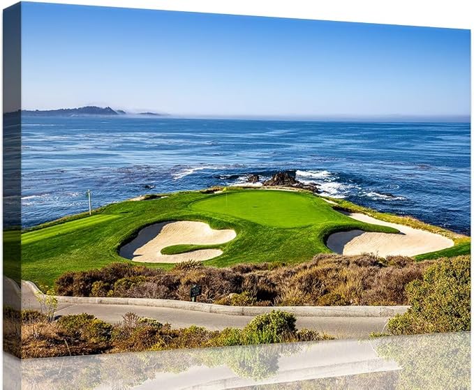 USA California Golf Course Wall Art by chenchenArt