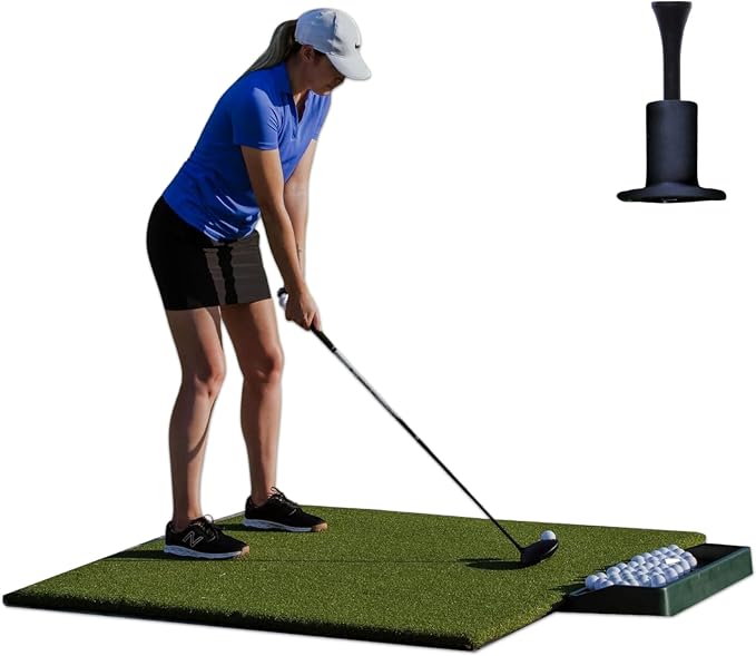 Original Country Club Elite by Real Feel Golf Mat 5x5 ft, Thick Outdoor & by RealFeelGolfMats