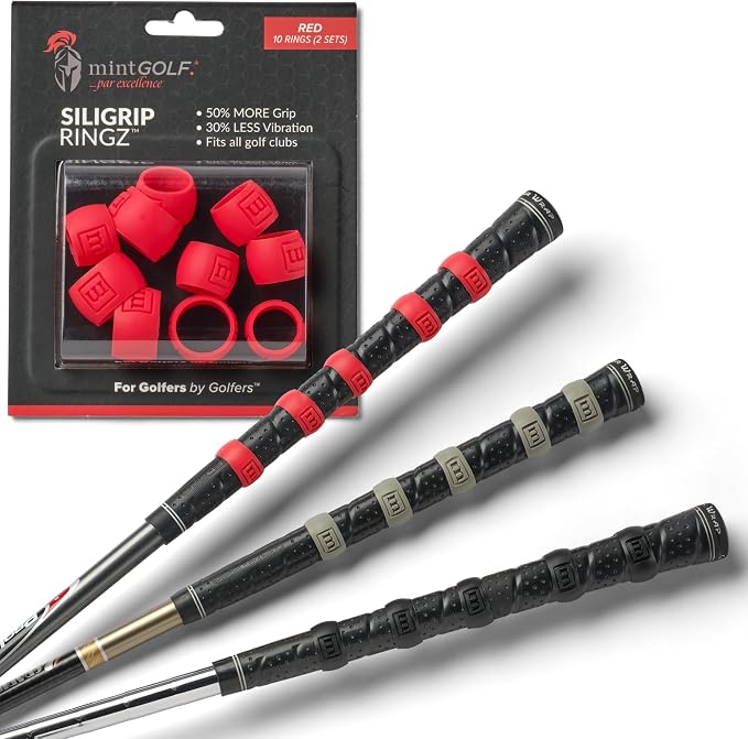 Golf Grip Bands Non-Slip Vibration Dampening Overgrip by MintSport