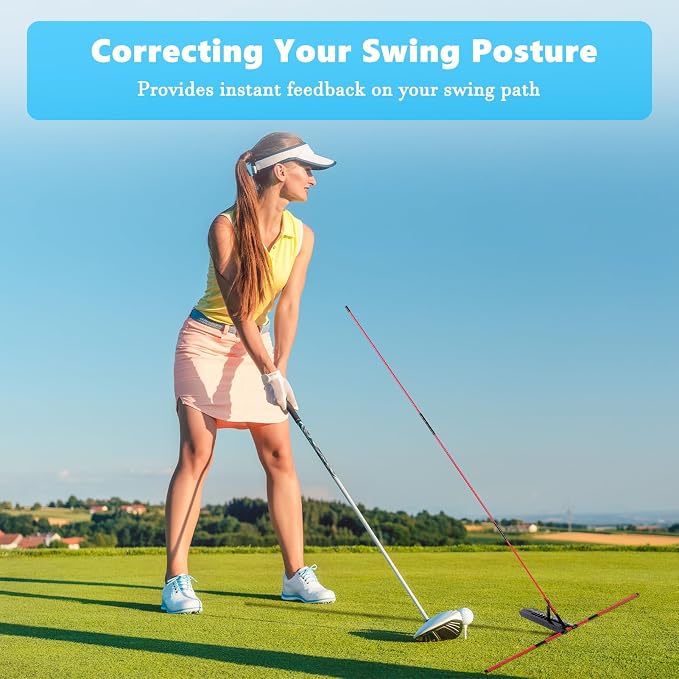 Golf Alignment Stick Holder, Golf Swing Plane Trainer - Image 5