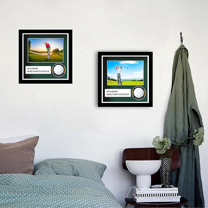 Golf Ball Case Display, 9.8"x8.6"Golf Ball Holder Display, Hole in One Display - Image 6